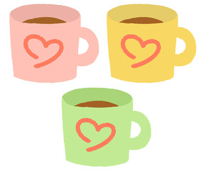 マグカップ　カフェ　コーヒー　紅茶