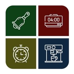 Set of morning icons