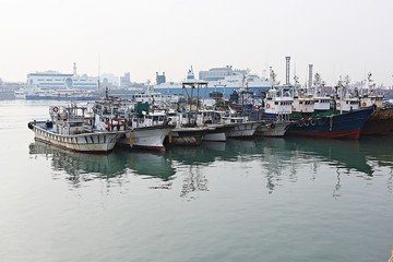 Fototapeta premium 인천여행중만난것