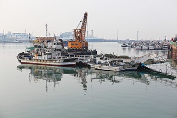 Fototapeta premium 인천여행중만난것