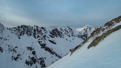 ubeautifzl winter landscape for skitouring in kuhtai austria otztal alps