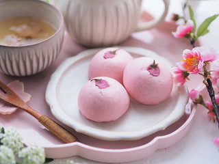和菓子 桜まんじゅう