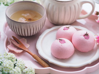 和菓子 桜まんじゅう
