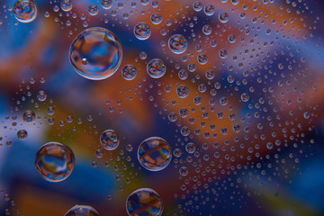 Space or planets universe cosmic abstract background. Abstract molecule atom sctructure. Macro shot...