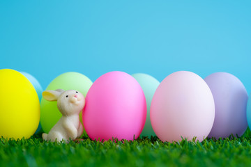 Easter holiday concept. decorations for Easter