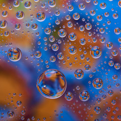 Space or planets universe cosmic abstract background. Abstract molecule atom sctructure. Macro shot...