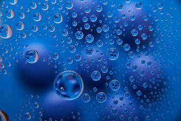 Space or planets universe cosmic abstract background. Abstract molecule atom sctructure. Macro shot...