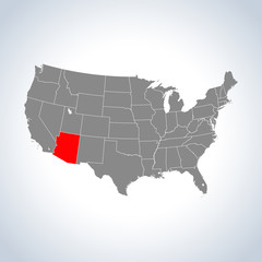 map of Arizona