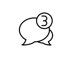 Comment line icon
