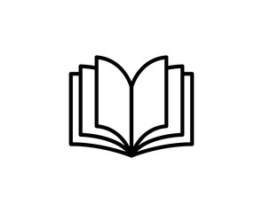 Book line icon