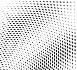 Abstract half-tone texture. Black and white chaotic background of dots