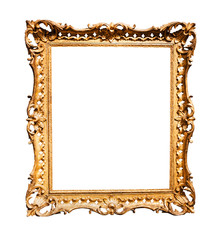 vertical baroque wooden picture frame