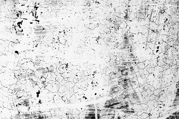 Texture of a concrete wall with cracks and scratches which can be used as a background