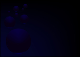 Abstract background of dark blue balls glow ready for your use.