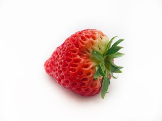 Strawberry isolated on white background. 