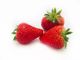 Strawberry isolated on white background