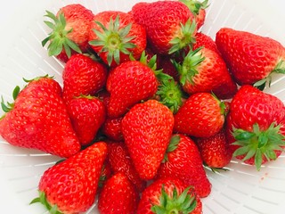 Strawberry isolated on white background