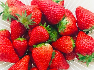 Strawberry isolated on white background