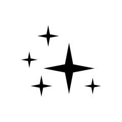 sparkle - north star icon vector design template