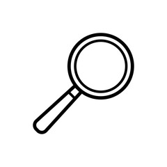 magnify - magnifying glass icon vector design template