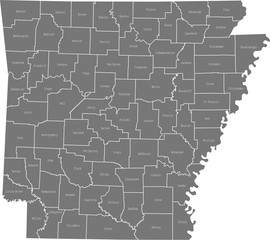 map of Arkansas