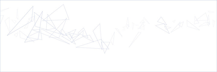 Abstract triangular background on the white