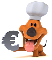 Fun dog - 3D Illustration