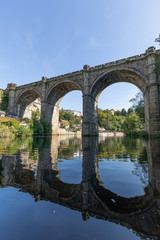 Fototapeta premium Knaresborough railway viaduct Yorkshire England