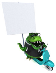 Fun Trex - 3D Illustration