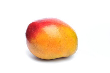 Juicy dessert mango isolated on white background - Image