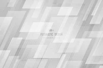 Abstract gradient technology white sheet overlap pattern design with halftone decorative background. illustration vector eps10