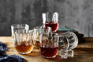 Glass kettle and water cup