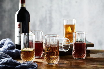 Glass kettle and water cup