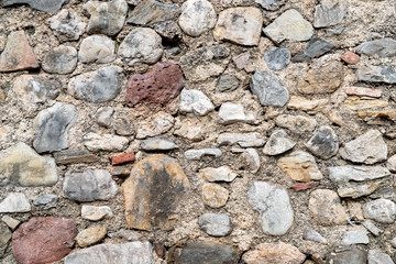 Old stone wall detail