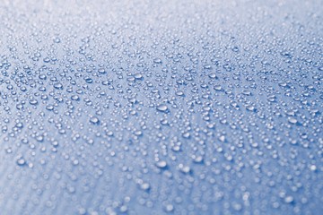 water drops on glass