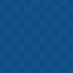blue pattern of small blue labyrinth on a dark blue background
