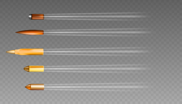 Realistic flying bullet 