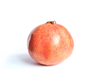 Fototapeta na wymiar Ripe pomegranate fruit on white background cutout