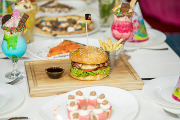 Interior decoration for a kids child birthday