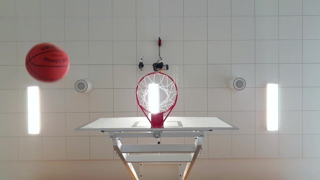 View from under the hoop, Basketball pratice, Scoring