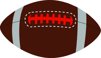 vector illustration of american football
