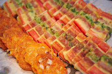 Jeon, Korean fried dish at buffet