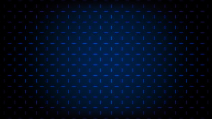 Abstract Dark blue Grid Pattern Design background. Light Glow Led Striped Grid Pattern Blue Gradient Background.