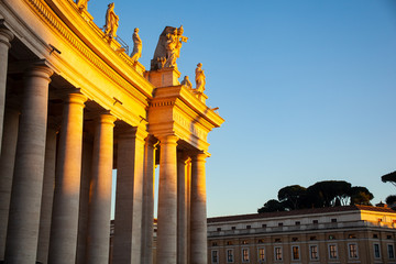 St. Peter's Square colonnades, Rome