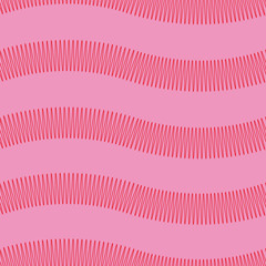 Vector pink stitches seamless pattern print background © Doeke