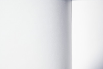 open blank white paper page