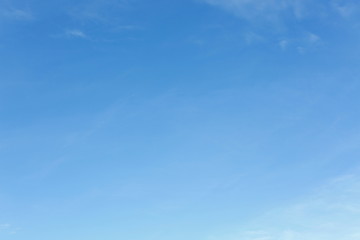 air on blue sky, clear weather day background
