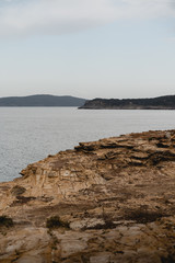 The rugged coastline of Bouddi National Park looking towards Box Head.