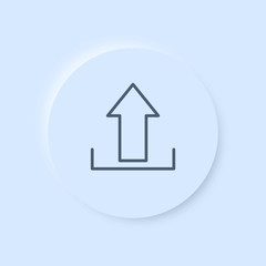 Neumorphism App Icon - Upload