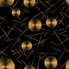 Gold bronze circle, lines, 3d,  background, for pattern seamless, holiday, postcard, business ideas